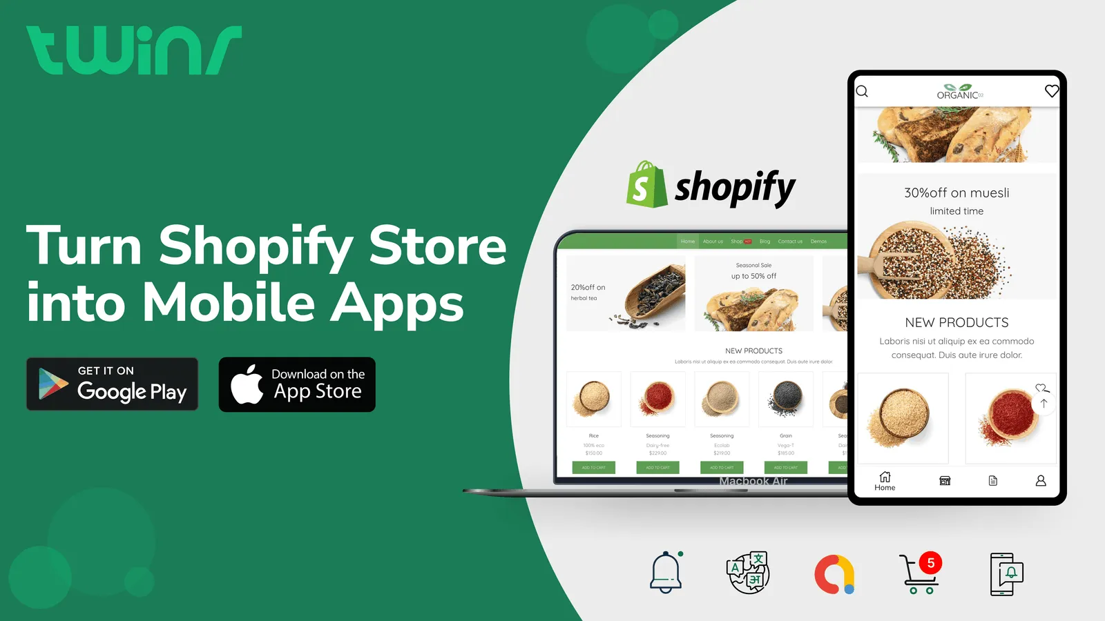 Best Shopify App Builder to convert your shopify website into mobile app