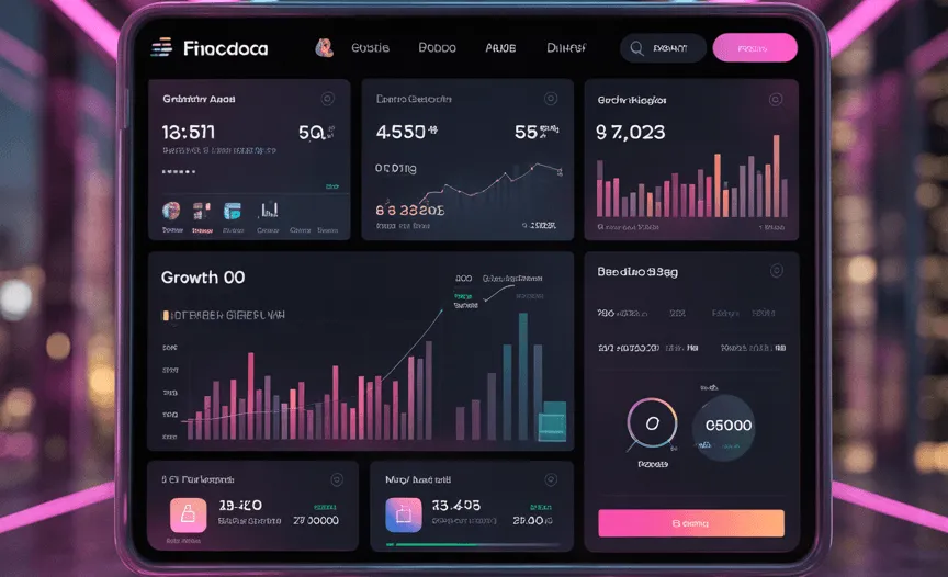 Dashboard for FinTech app CLTV and CAC tracking