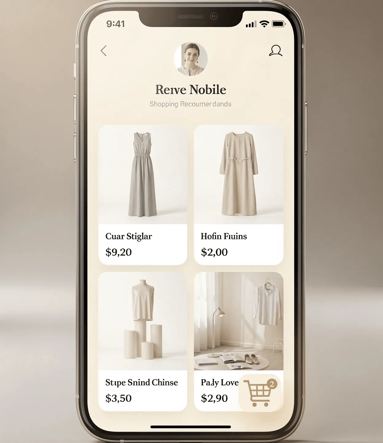 Personalized WooCommerce app homepage layout built with Twinr no-code builder
