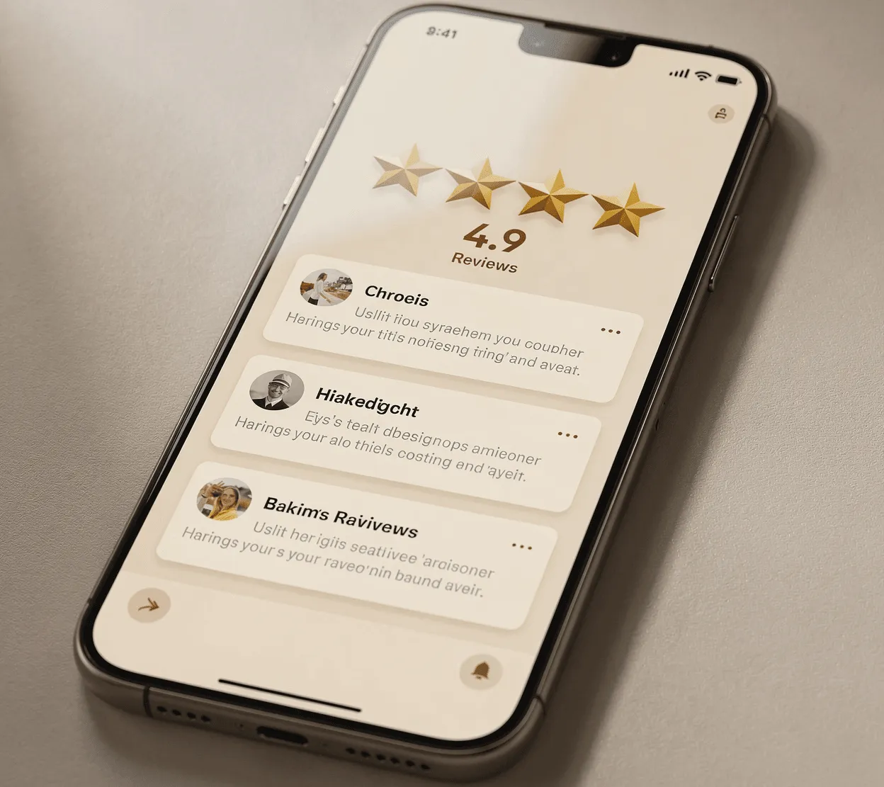 Shopify app reviews and ratings dashboard example