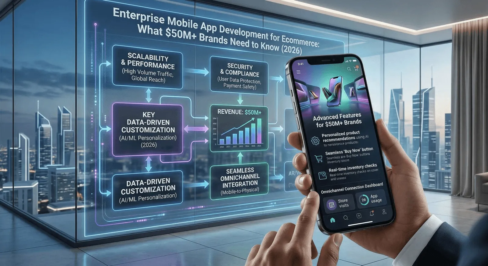 Enterprise mobile app development using no-code platform Twinr