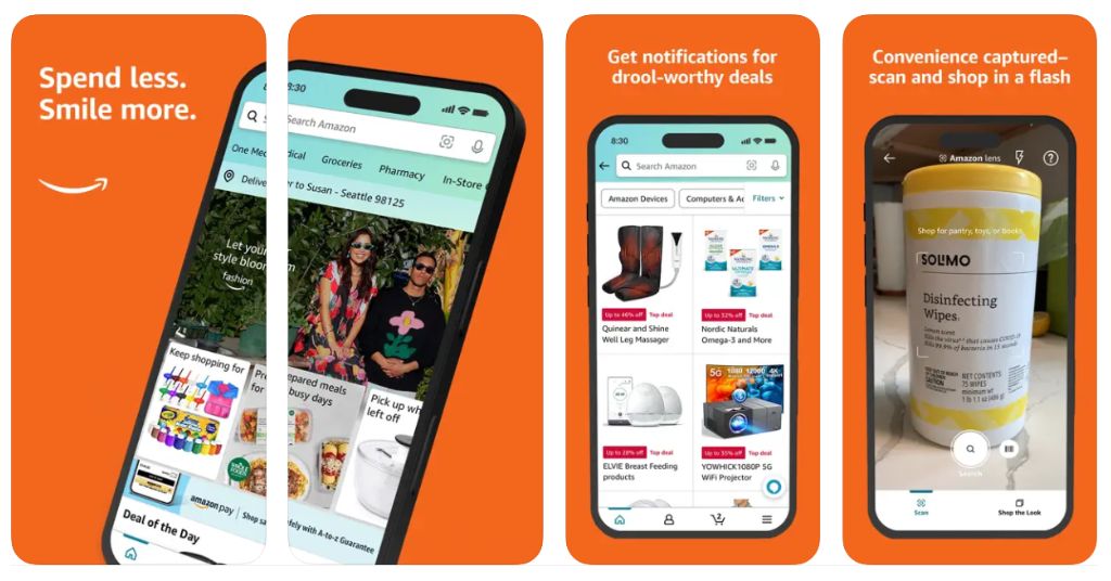 IOS App Screenshot example form Amazon