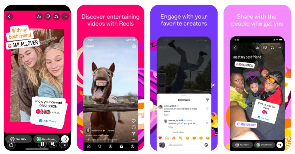 IOS App Screenshot example form Instagram